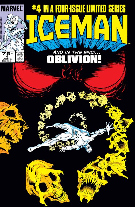 Iceman 1984 4 Comic Issues Marvel