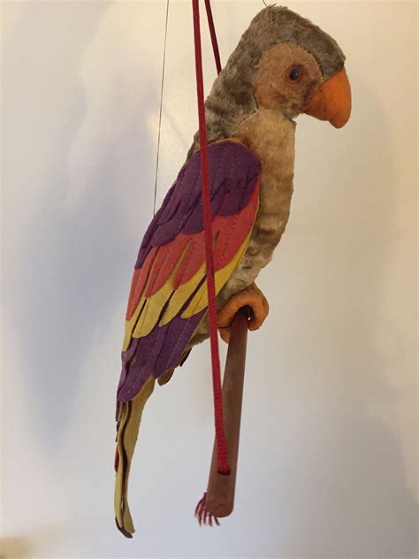 Vintage Parrot Stuffed Animal Etsy