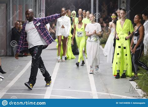 Fashion Designer Virgil Abloh And Models Walk The Runway