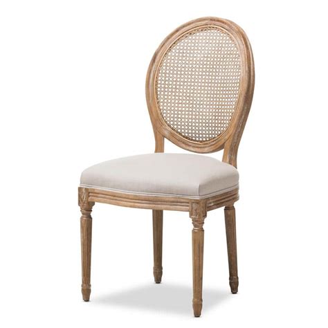 Baxton Studio Adelia Beige Fabric Upholstered Dining Chair 28862 7335
