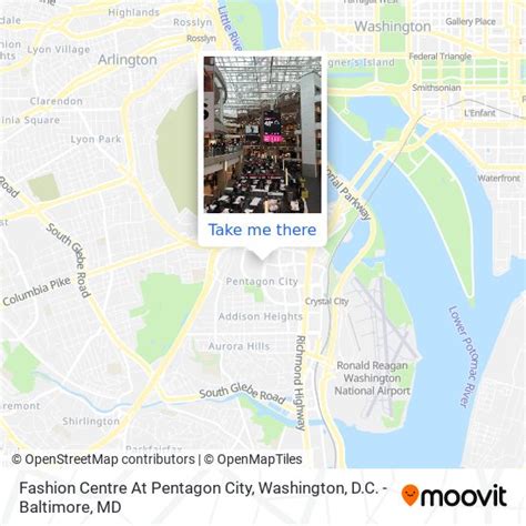 How To Get To Fashion Centre At Pentagon City In Arlington County By