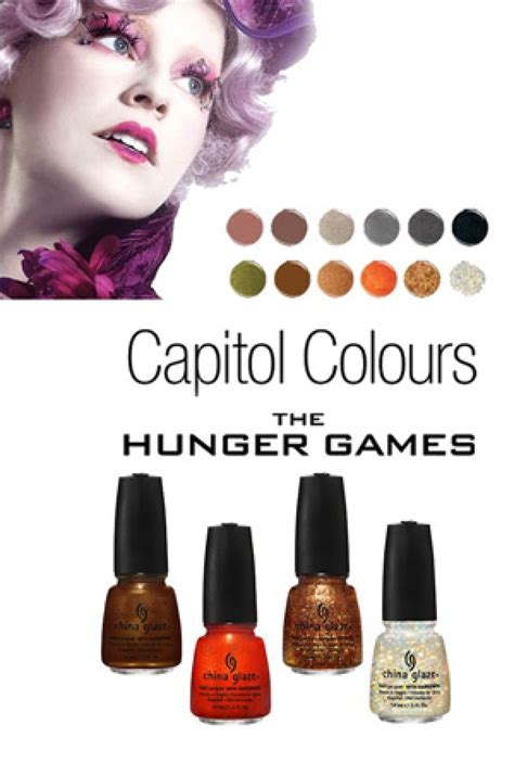 [china glaze] hunger games make up manicure make up manicure hair color