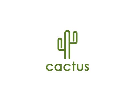 Cactus Logo Graphic By A R T T O 23 · Creative Fabrica