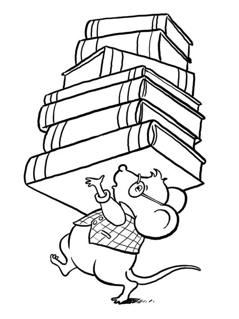 Library Book Care Pages Coloring Pages