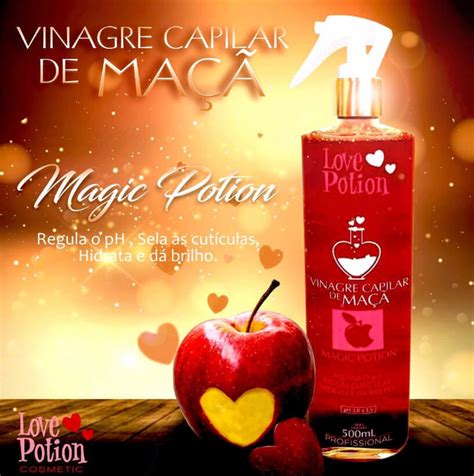 Love Potion Kit Sos Vinagre Capilar De Maça Miracle Potion