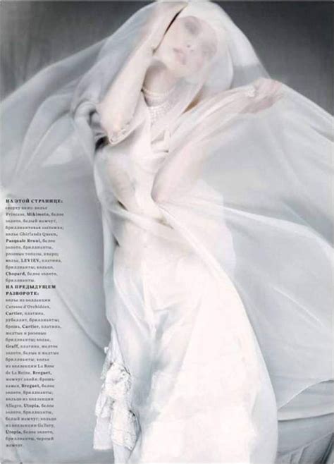 Harpers Bazaar Russia Julyaugust 2010 White Cape Black And White