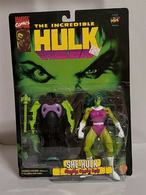 Toy Biz Marvel Comics The Incredible Hulk She Hulk Acti