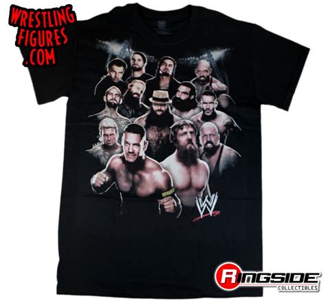 Wwe Superstars Style 5 Wwe T Shirt Ringside Collectibles Wwe T