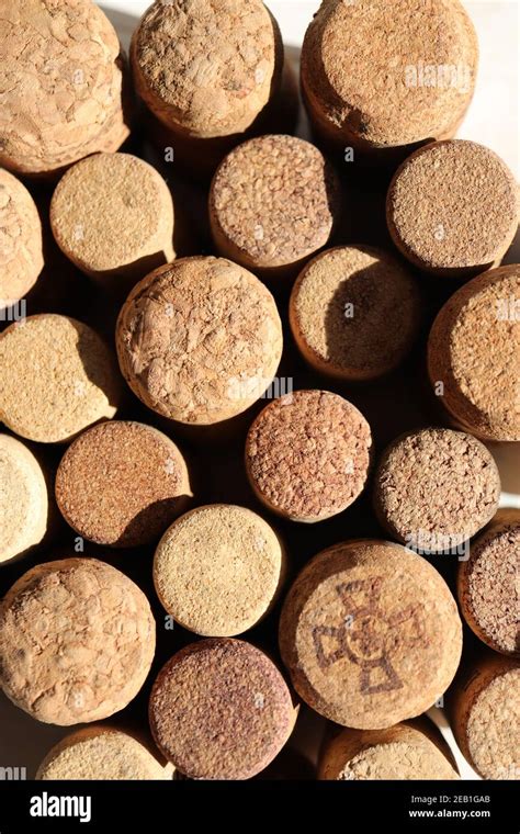 Many Cork Texture Bottle Bungs Background Stock Photo Alamy