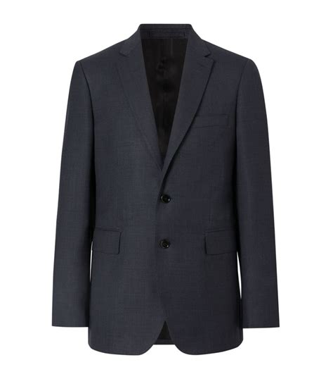 Mens Burberry Blue Slim Fit Two Piece Wool Suit Harrods Countrycode
