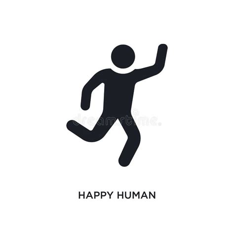 Happy Human Isolated Icon Simple Element Illustration From Feelings