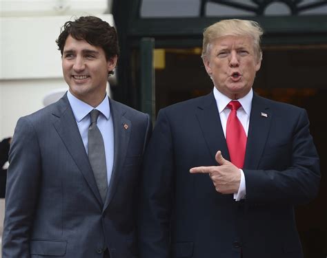 in fundraising speech trump says he made up facts in meeting with justin trudeau sun sentinel