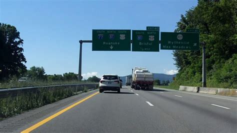 Interstate 77 Virginia Exits 47 To 40 Southbound Youtube