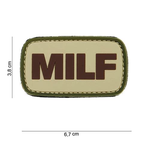 101 Inc 3d Rubber Patch Milf Kaufen