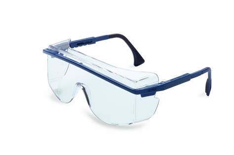 Uvex Blue Frame Clear Lens Otg 3001 Safety Glasses 2510c Riverview Industrial Supply