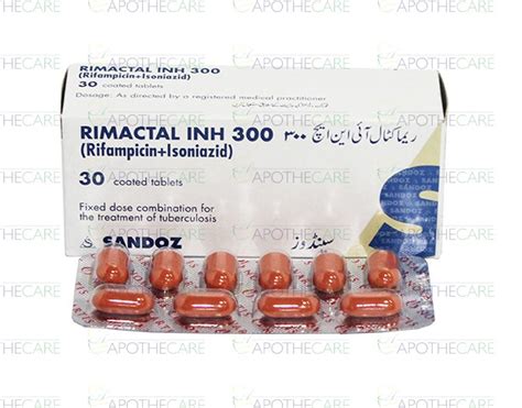 Rimactal Lnh 300 Tab 300mg150mg 3x10s