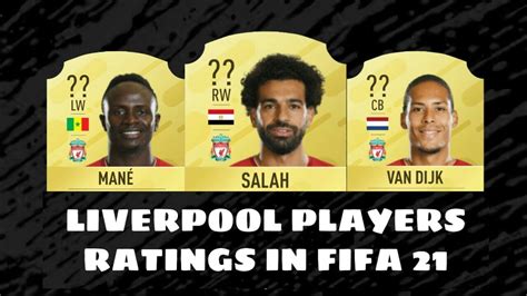 • fifa 22 liverpool player ratings predictions! FIFA 21 - LIVERPOOL PLAYERS RATINGS PREDICTION🔥🔥 - YouTube