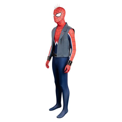 spider man across the spider verse spider punk cosplay costume outf n n n n n