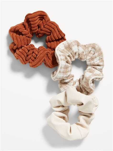 Hair Scrunchie Variety 3 Pack For Women Old Navy