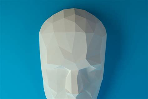 Human Face Artist Sculpture Papercraft Face Human Papercraft Face
