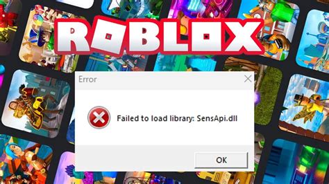 Fix Roblox Failed To Load Library Sensapidll Youtube