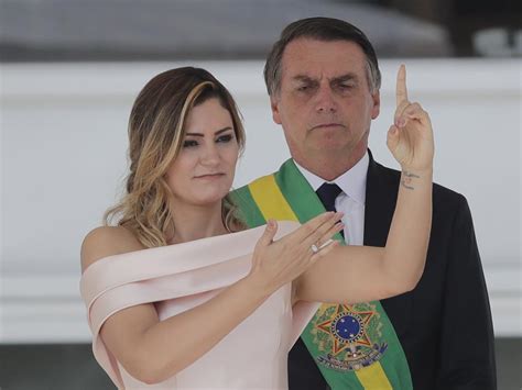 From wikimedia commons, the free media repository. Michelle Bolsonaro: Brazil's glamorous First Lady steals ...