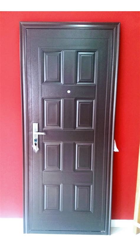 Puerta Exterior Doble Chapa Marrón | Mercado Libre