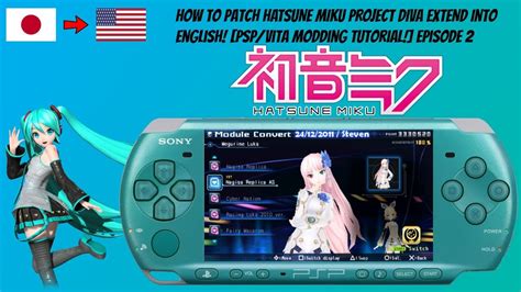 How To Patch Hatsune Miku Project Diva Extend Into English Pspvita