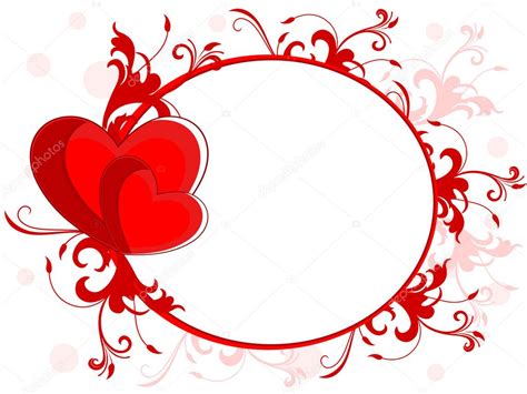 Abstrakte Liebe Rahmen Zum Valentinstag Und Anderen Gelegenheiten