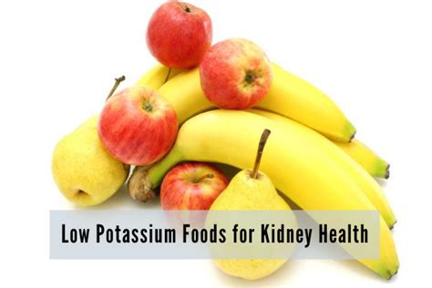Low Potassium Foods For Kidney Health Health Stand Nutrition Online