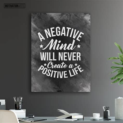 Motivational Wall Decor Canvas Print Home Office Decor Etsy