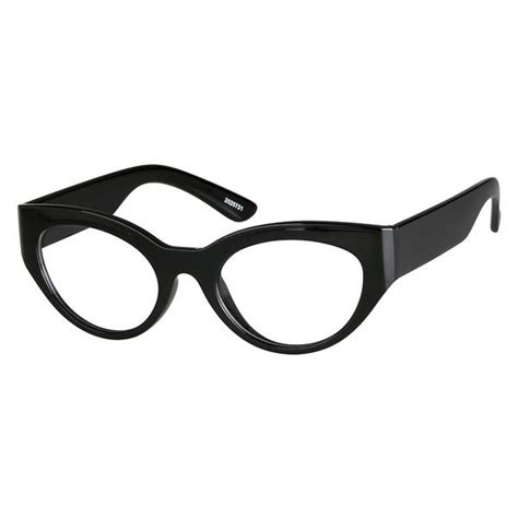 Zenni Womens Cat Eye Prescription Eyeglasses Black Tr 2025721 Eye