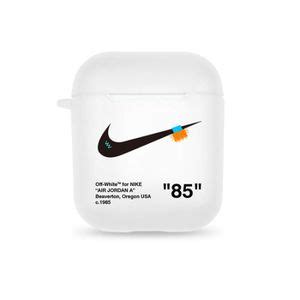 Airpods 2 & 1 case cover, tpu shockproof cover (white). Coque airpods nike - Achat / Vente pas cher