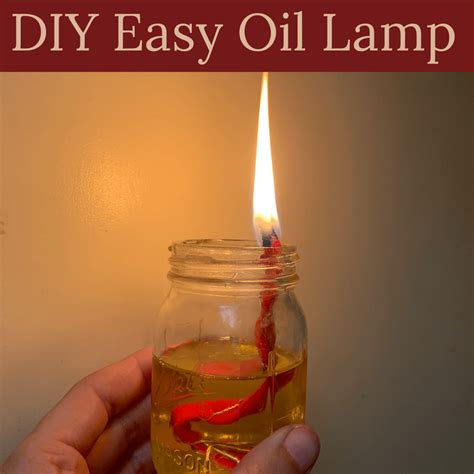 Easy Homemade Diy Oil Lamp Rogue Preparedness How To Get Prepared