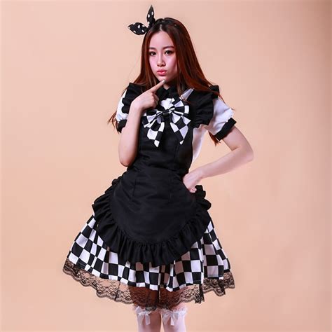 Maybe you would like to learn more about one of these? Anime Maid Costume Haiyore! Nyaruko-san Black White Skirt ...