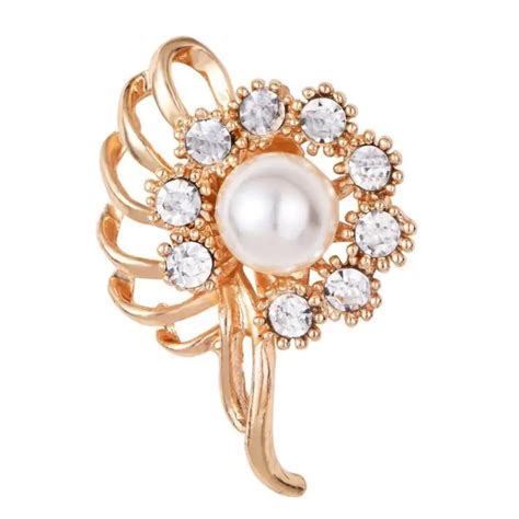 Fashion Brooch Pins For Women Wedding Bridal Lapel Jewelry Elegant