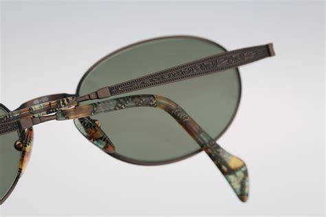 dakota smith 1226 3350 vintage 90s unisex victorian bronze small oval sunglasses men and women