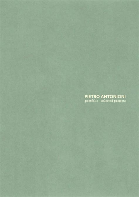 Portfolio2021pietro Antonioni By Pietro Antonioni Issuu