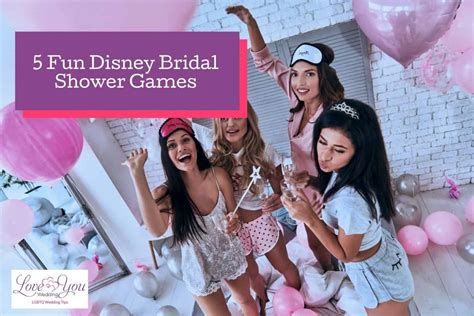5 Fabulous Themed Disney Bridal Shower Games To Try