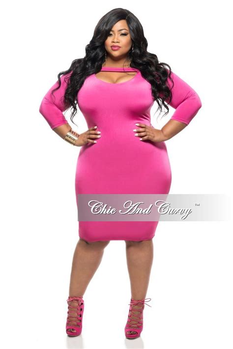 plus size pink bodycon dress and fashion week collections fashionmora