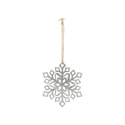 Snowflake Metal Christmas Ornaments 12 Pc Oriental Trading