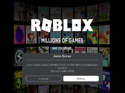How To Fix Roblox Error Code 610 The Market Mail