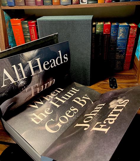 All Heads Turn When The Hunt Goes By John Farris Centipede Press Signed Numbered Ebay