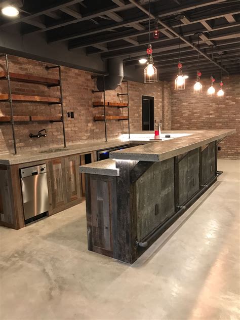 Buy industrial furniture shelving units and get the best deals at the lowest prices on ebay! Pin em Basement bar ideas