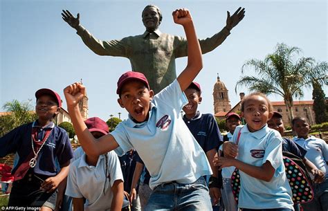 South Africa Pauses To Pay Tribute To Nelson Mandela On First