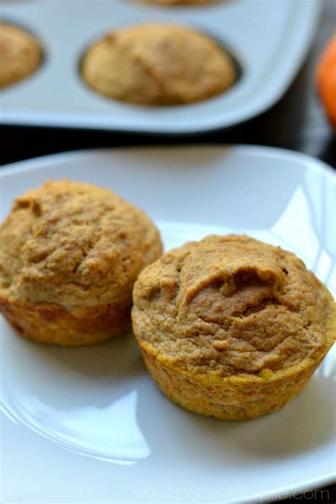 Pumpkin Protein Muffins To Simply Inspire