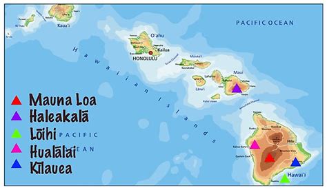 Map Of Volcanoes In Hawaii Emmy Norrie