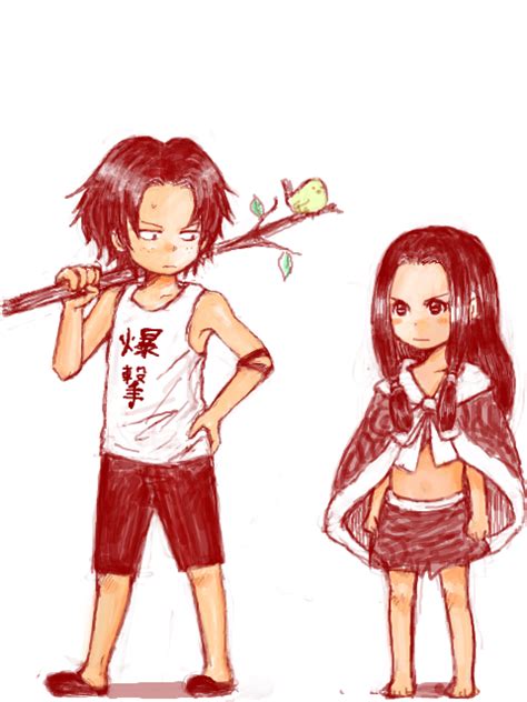 Boa Hancock And Portgas D Ace One Piece Drawn By Matsusanfuyu