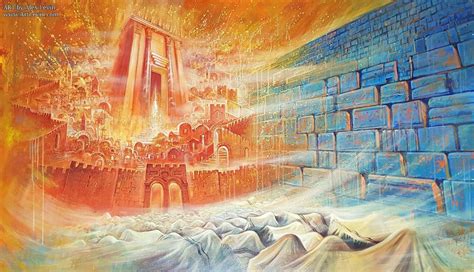 Bible Prophecy Original Jerusalem Modern Abstract Contemporary Etsy