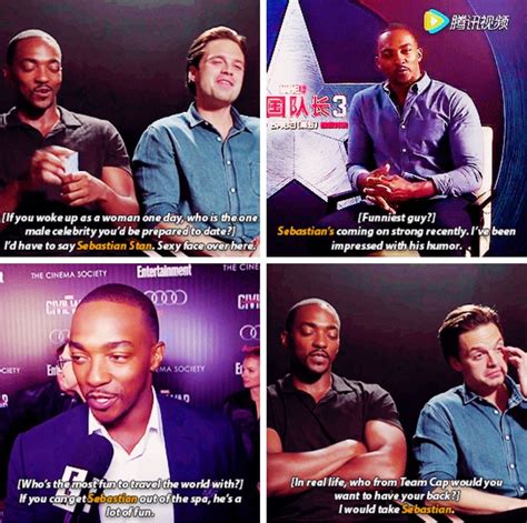 See, rate and share the best anthony mackie memes, gifs and funny pics. Sebastian ⭐️ Stan & Anthony Mackie | Marvel jokes, Marvel ...